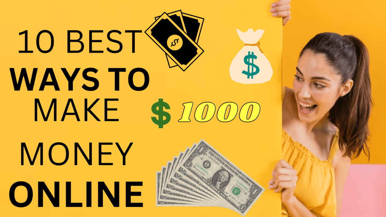 top 10 ways to make money online