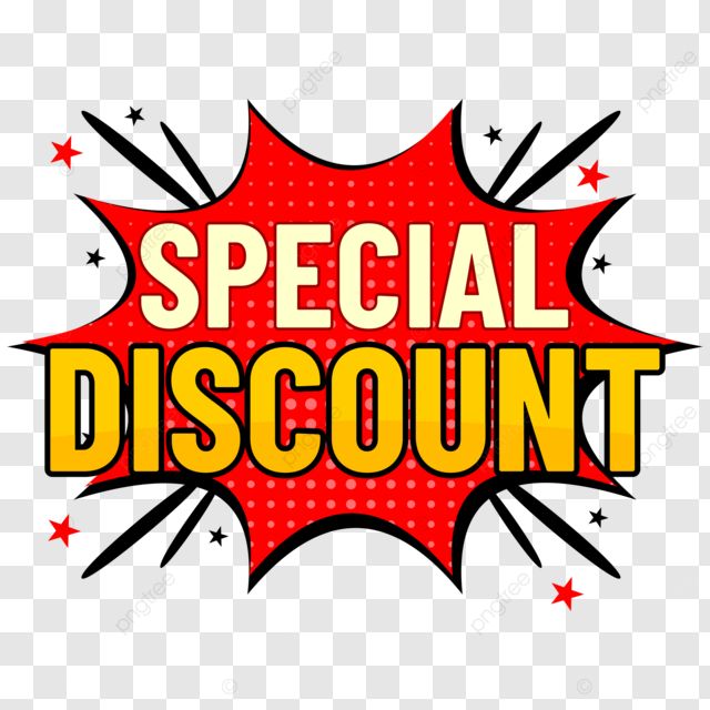 special discount text with red banner bubble header marketing sale vector, special discount, red banner discount, discount promotion png and vector with transparent background for free download
